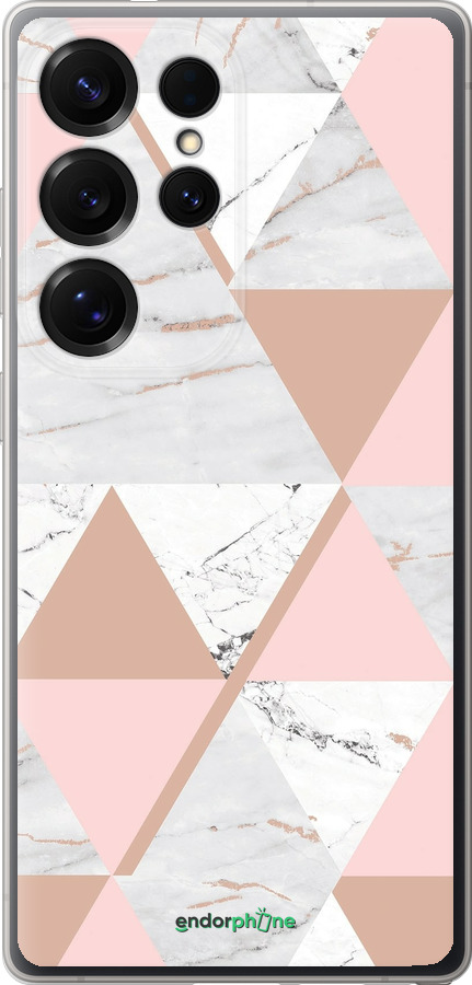 Силиконовый чехол Мраморная симметрия для Samsung Galaxy S25 Ultra - 4344u-3805 изображение 