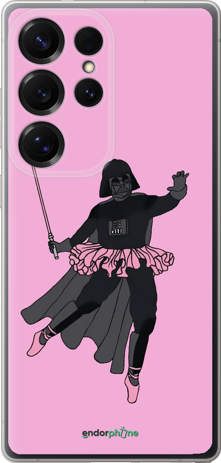 Силиконовый чехол Pink Wader для Samsung Galaxy S25 Ultra - 4456u-3805 изображение 