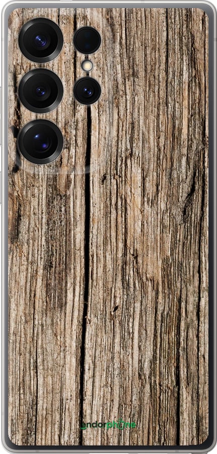 Силиконовый чехол Текстура дерева для Samsung Galaxy S25 Ultra - 4476u-3805 изображение 
