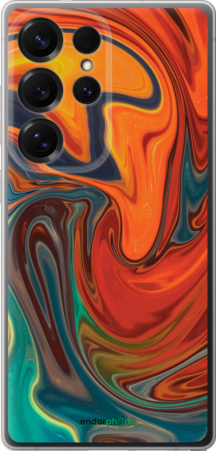 Силиконовый чехол Абстрактный фон для Samsung Galaxy S25 Ultra - 4547u-3805 изображение 