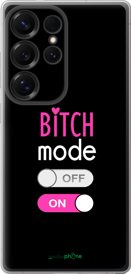 Силиконовый чехол Bitch mode для Samsung Galaxy S25 Ultra - 4548u-3805 изображение 