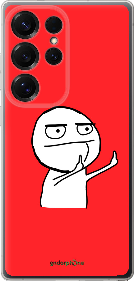 Силиконовый чехол Мем для Samsung Galaxy S25 Ultra - 4578u-3805 изображение 