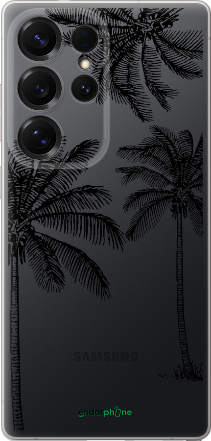 Силиконовый чехол Пальмы1 для Samsung Galaxy S25 Ultra - 4634u-3805 изображение 
