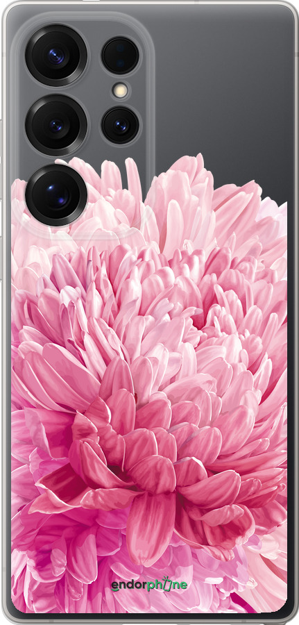 Силиконовый чехол Хризантема для Samsung Galaxy S25 Ultra - 4666u-3805 изображение 