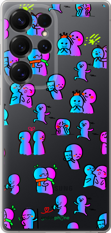 Силіконовий чехол Емоції для Samsung Galaxy S25 Ultra - 4736u-3805 изображение 