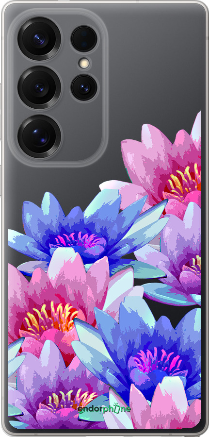 Силиконовый чехол Лотос для Samsung Galaxy S25 Ultra - 4862u-3805 изображение 