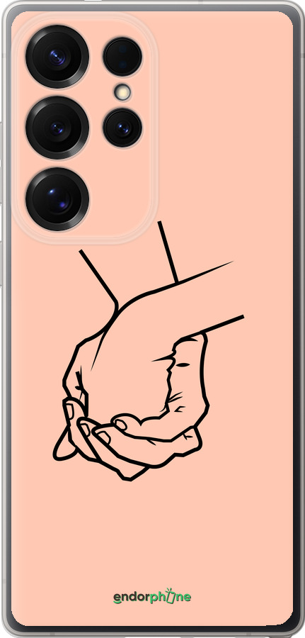 Силиконовый чехол Руки для Samsung Galaxy S25 Ultra - 4896u-3805 изображение 