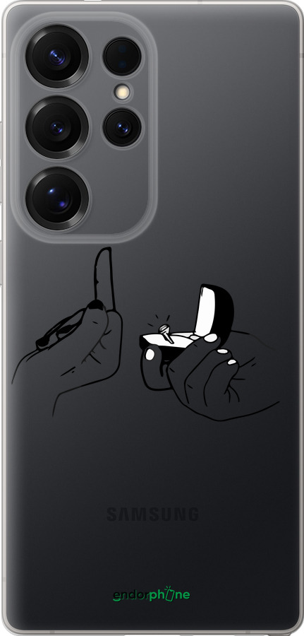 Силиконовый чехол Предложение для Samsung Galaxy S25 Ultra - 4898u-3805 изображение 