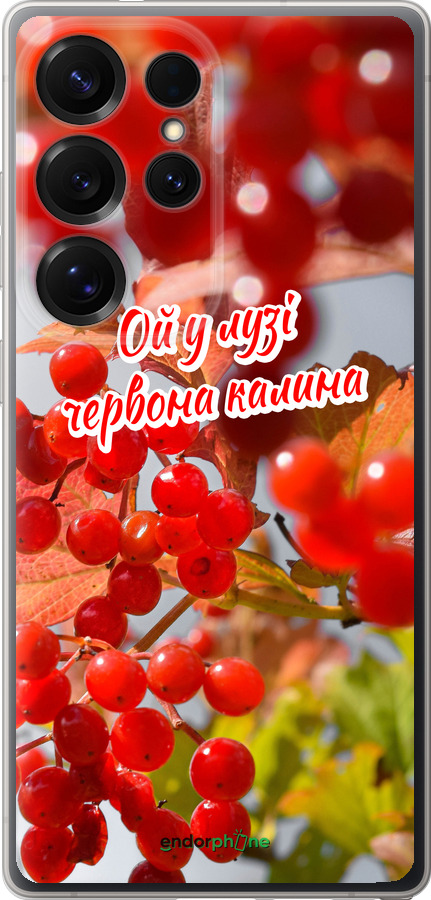 Силиконовый чехол Калина для Samsung Galaxy S25 Ultra - 5454u-3805 изображение 