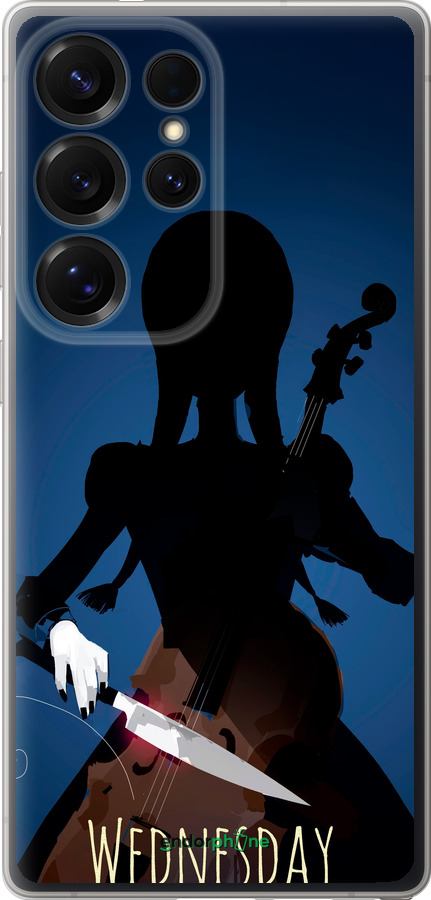 Силиконовый чехол Wednesday для Samsung Galaxy S25 Ultra - 5515u-3805 изображение 