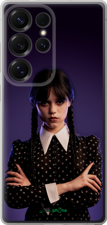 Силиконовый чехол Wednesday v3 для Samsung Galaxy S25 Ultra - 5517u-3805 изображение 