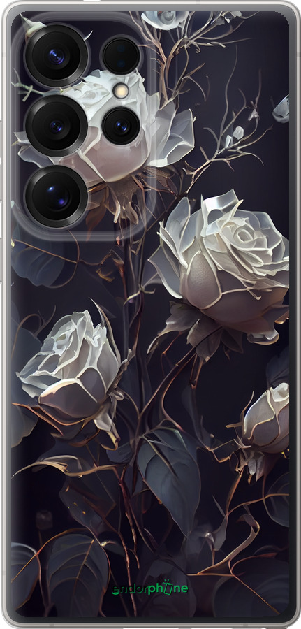 Силіконовий чехол Троянди 2 для Samsung Galaxy S25 Ultra - 5550u-3805 изображение 