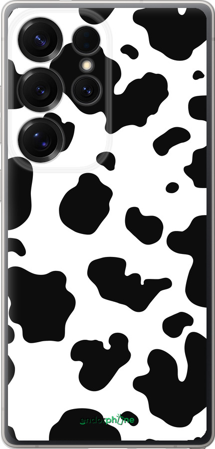 Силиконовый чехол Шкура коровы для Samsung Galaxy S25 Ultra - 5576u-3805 изображение 