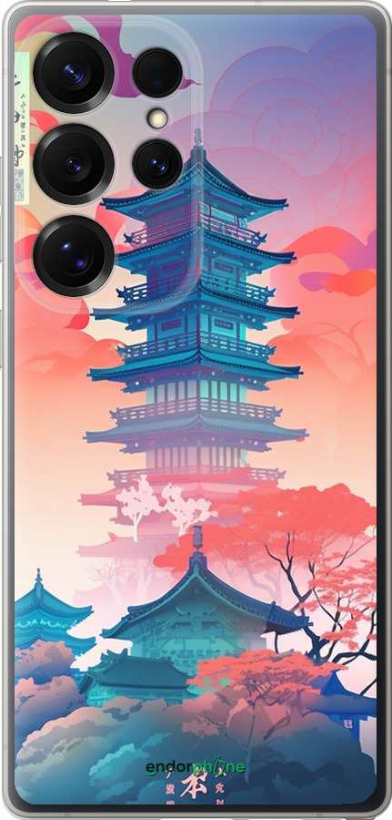 Силиконовый чехол Япония монастырь для Samsung Galaxy S25 Ultra - 5590u-3805 изображение 