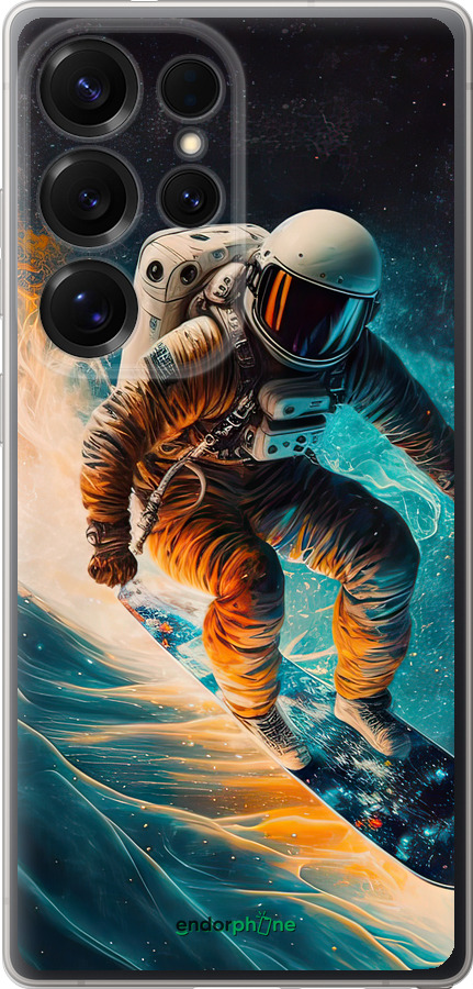 Силиконовый чехол Сноубордист для Samsung Galaxy S25 Ultra - 5604u-3805 изображение 