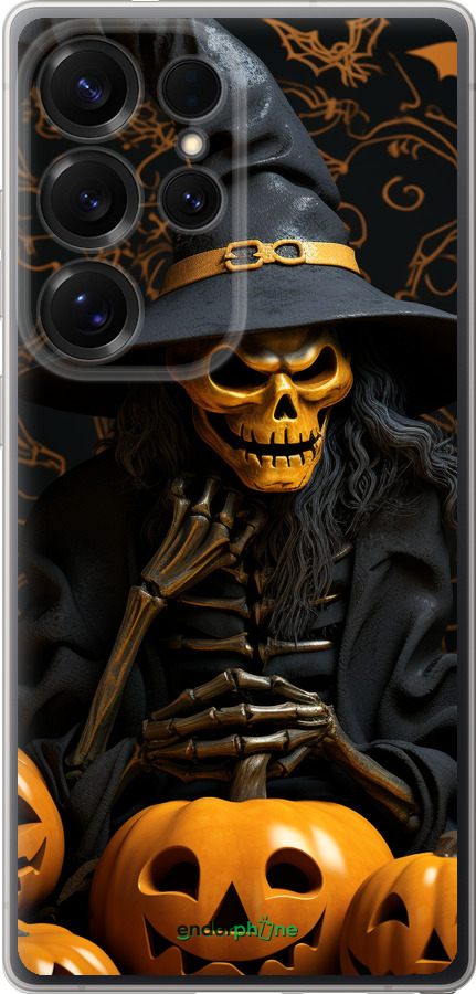 Силиконовый чехол Halloween 2 для Samsung Galaxy S25 Ultra - 5654u-3805 изображение 