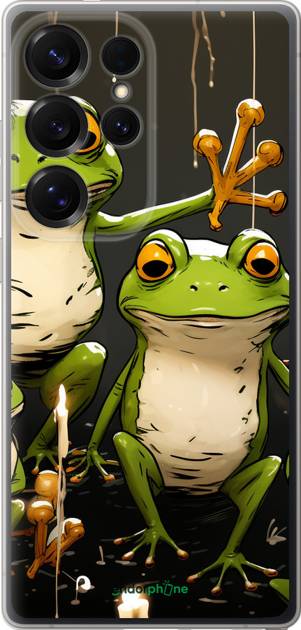 Силіконовий чехол Жабки 2 для Samsung Galaxy S25 Ultra - 5657u-3805 изображение 