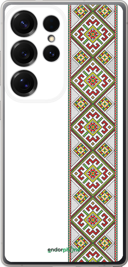 Силиконовый чехол Вышиванка 8 для Samsung Galaxy S25 Ultra - 574u-3805 изображение 