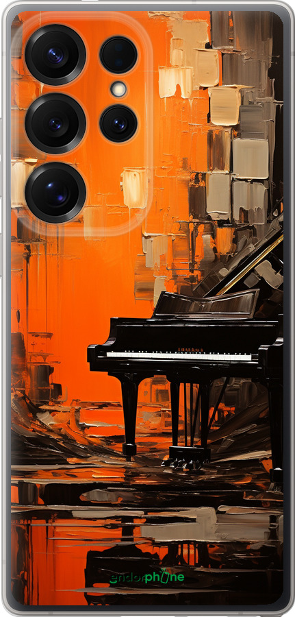 Силиконовый чехол Чехол для телефона Оранжевый Рояль для Samsung Galaxy S25 Ultra - 5937u-3805 изображение 