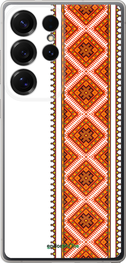 Силиконовый чехол Вышиванка 25 для Samsung Galaxy S25 Ultra - 593u-3805 изображение 