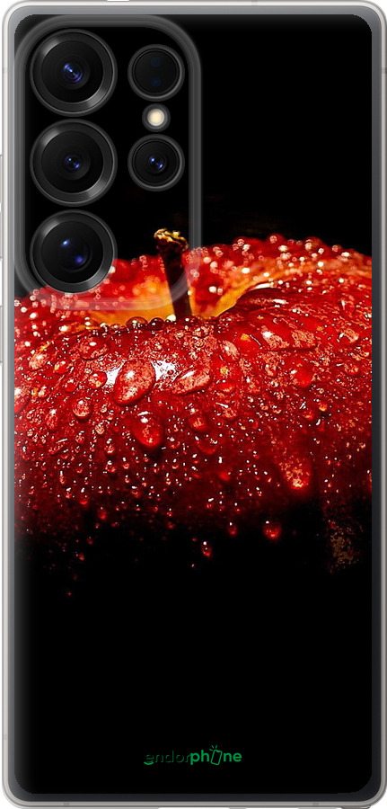 Силиконовый чехол Яблоко для Samsung Galaxy S25 Ultra - 6022u-3805 изображение 