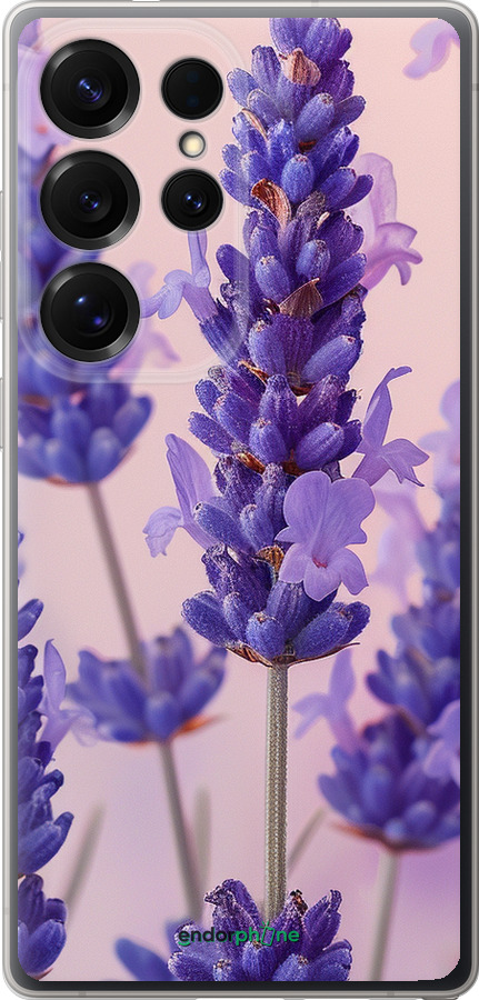 Силіконовий чехол Лаванда для Samsung Galaxy S25 Ultra - 6037u-3805 изображение 