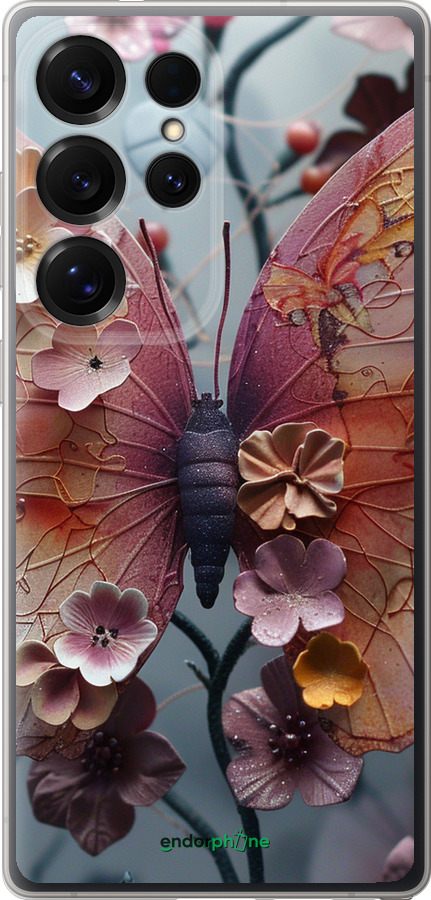 Силіконовий чехол Fairy Butterfly для Samsung Galaxy S25 Ultra - 6048u-3805 изображение 