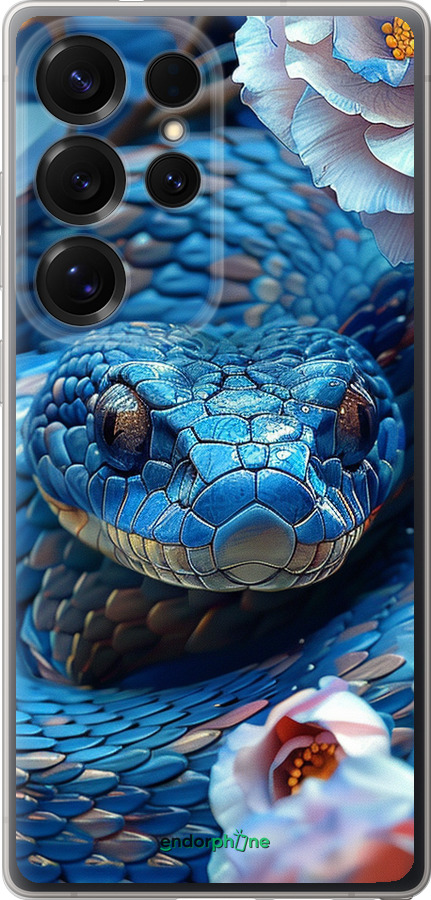 Силиконовый чехол Blue Snake для Samsung Galaxy S25 Ultra - 6079u-3805 изображение 