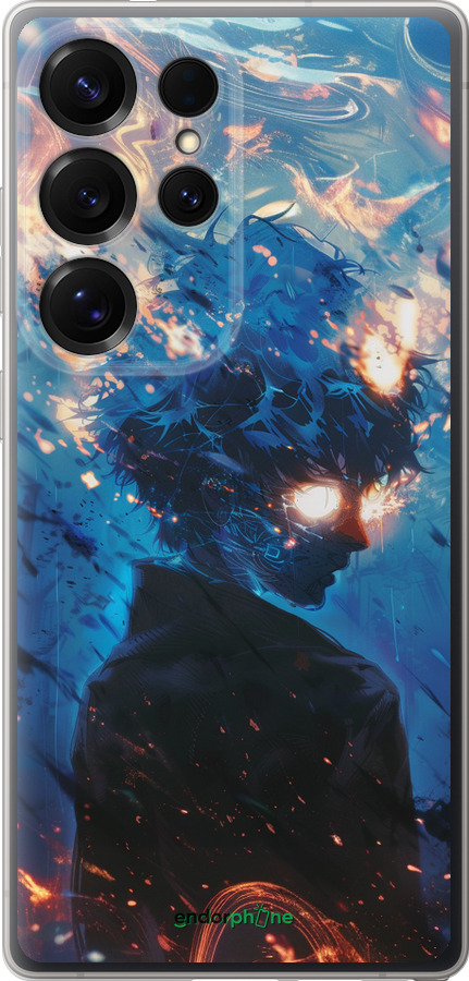 Силиконовый чехол Сатору Годжо для Samsung Galaxy S25 Ultra - 6129u-3805 изображение 