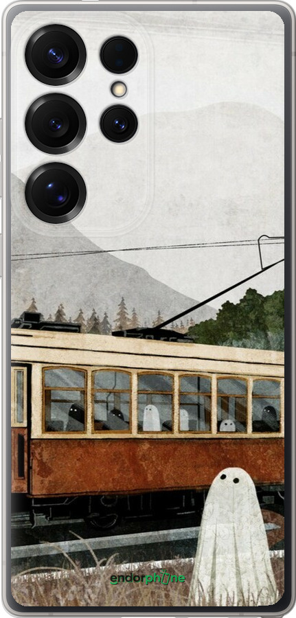 Силиконовый чехол Призрак 2 для Samsung Galaxy S25 Ultra - 6247u-3805 изображение 