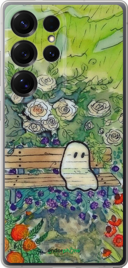 Силиконовый чехол Призрак 3 для Samsung Galaxy S25 Ultra - 6248u-3805 изображение 