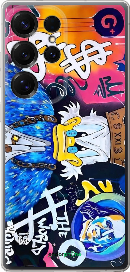Силиконовый чехол Скрудж 2 для Samsung Galaxy S25 Ultra - 6285u-3805 изображение 