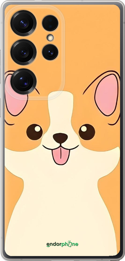 Силиконовый чехол Милый пес для Samsung Galaxy S25 Ultra - 6296u-3805 изображение 