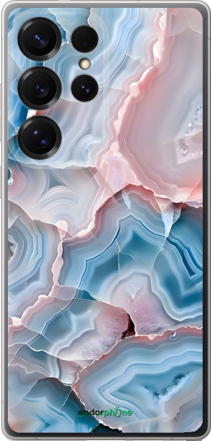 Силиконовый чехол Мрамор для Samsung Galaxy S25 Ultra - 6306u-3805 изображение 