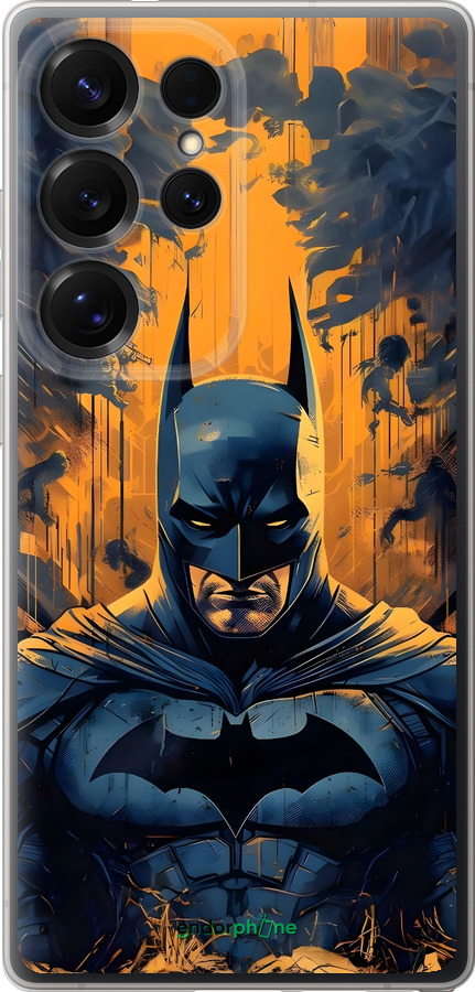Силіконовий чехол Бетмен для Samsung Galaxy S25 Ultra - 6335u-3805 изображение 