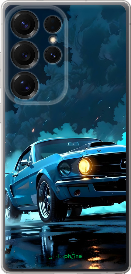 Силиконовый чехол Форд мустанг для Samsung Galaxy S25 Ultra - 6374u-3805 изображение 