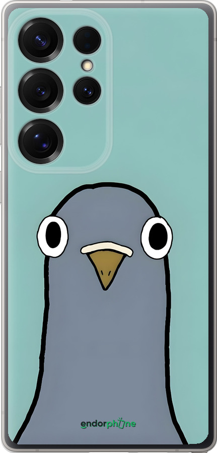 Силиконовый чехол Голубь для Samsung Galaxy S25 Ultra - 6388u-3805 изображение 