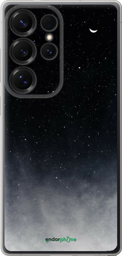 Силиконовый чехол Сині хмари, Синій місяць для Samsung Galaxy S25 Ultra - 6396u-3805 изображение 