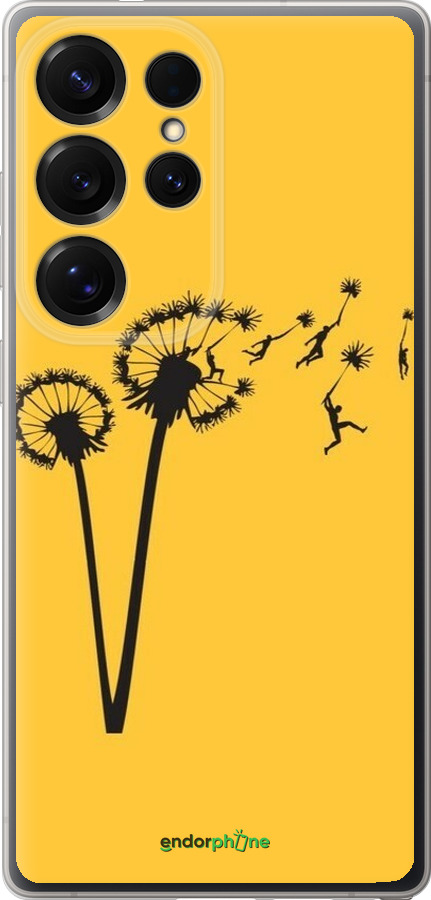 Силіконовий чехол Мінімалізм кульбаби для Samsung Galaxy S25 Ultra - 6449u-3805 изображение 