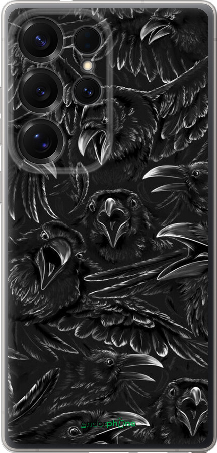 Силіконовий чехол Вороня лють для Samsung Galaxy S25 Ultra - 6474u-3805 изображение 