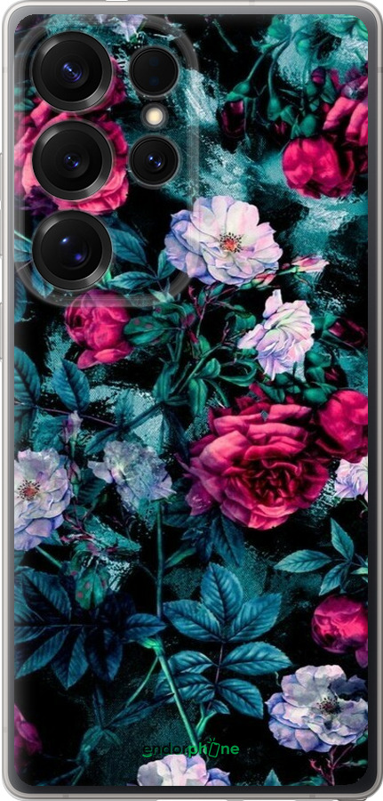 Силиконовый чехол Сад и розы для Samsung Galaxy S25 Ultra - 6483u-3805 изображение 