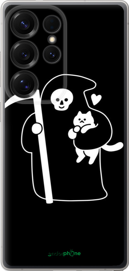 Силиконовый чехол С изображением Кошек для Samsung Galaxy S25 Ultra - 6485u-3805 изображение 