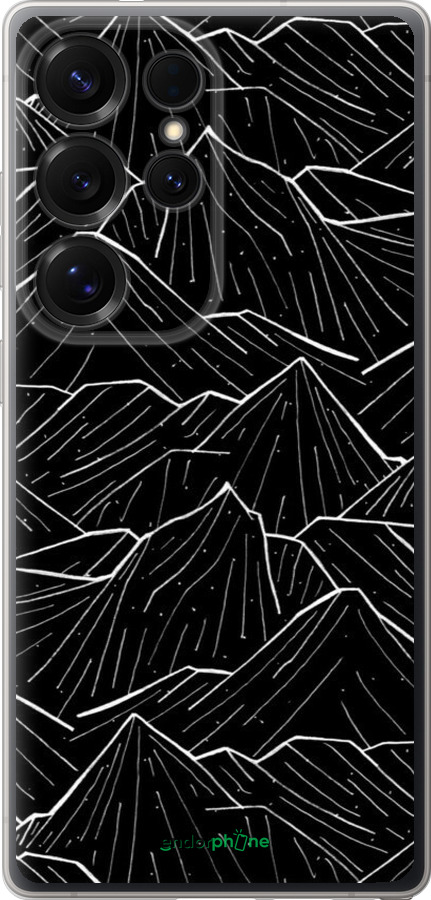 Силиконовый чехол С изображением Темных гор для Samsung Galaxy S25 Ultra - 6489u-3805 изображение 