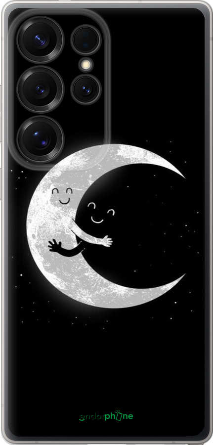 Силиконовый чехол Лунные объятия для Samsung Galaxy S25 Ultra - 6508u-3805 изображение 
