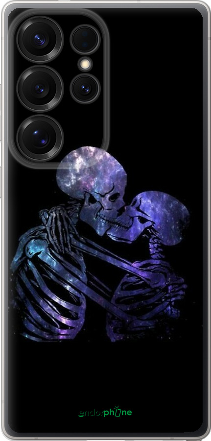 Силиконовый чехол С изображением скелета для Samsung Galaxy S25 Ultra - 6537u-3805 изображение 