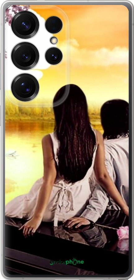 Силиконовый чехол Sunset для Samsung Galaxy S25 Ultra - 6607u-3805 изображение 