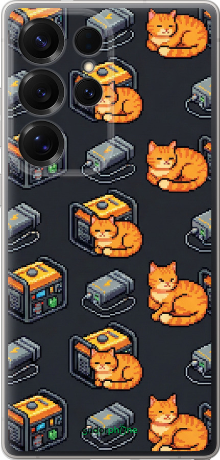 Силиконовый чехол Autonomous Zone для Samsung Galaxy S25 Ultra - 6771u-3805 изображение 