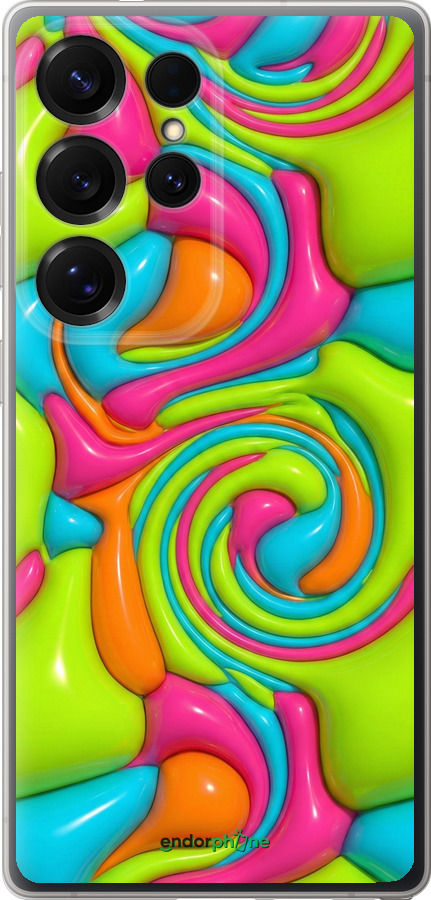 Силиконовый чехол Y2K Jelly Dream для Samsung Galaxy S25 Ultra - 6780u-3805 изображение 