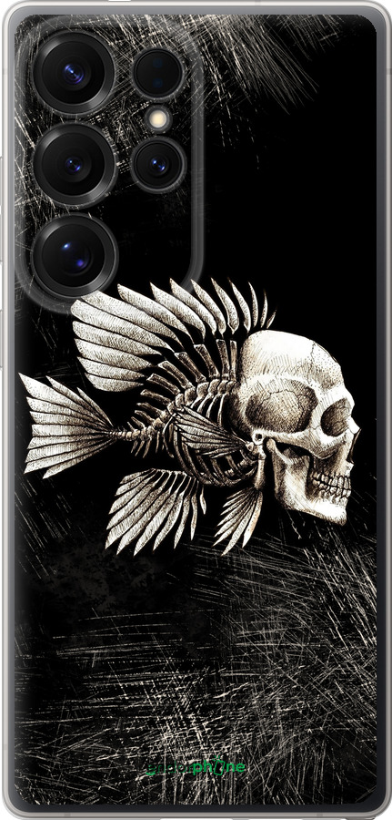 Силиконовый чехол Рыбо-человек для Samsung Galaxy S25 Ultra - 683u-3805 изображение 