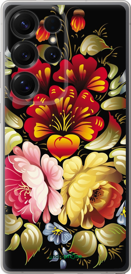 Силіконовий чехол Хохлома 6 для Samsung Galaxy S25 Ultra - 829u-3805 изображение 